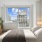 Bedroom with large windows