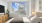 Bedroom with large windows
