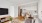 Living room with open concept kitchen